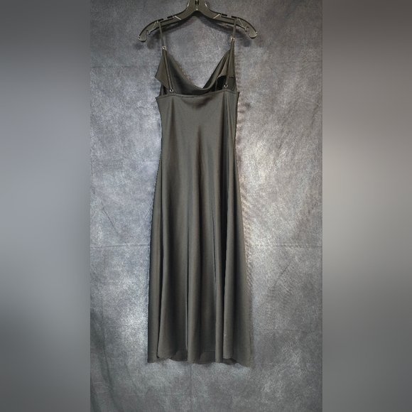 SHEIN Classic Black Midi Dress - Picture 2 of 3